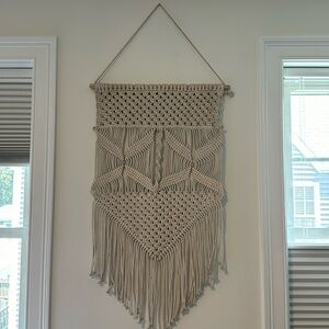 Crochet wall piece